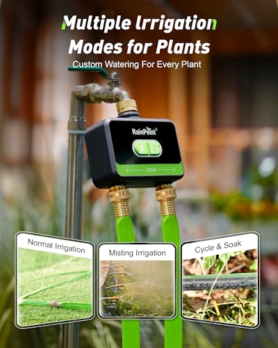 Smart Water Timer (Green / 2-Zone Without Gateway)