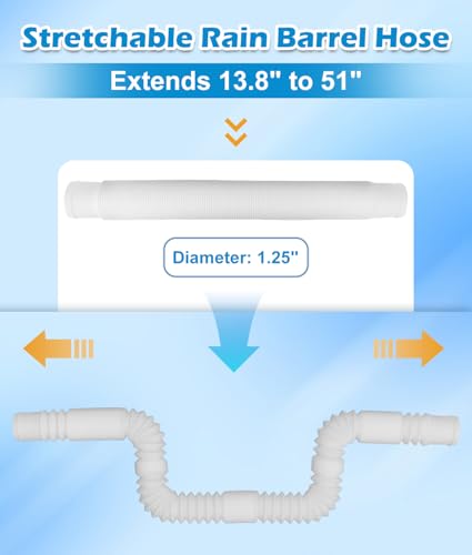 Rain Barrel Hose Connector 2 Pack (2Pack)