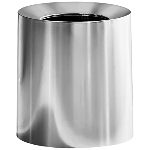 Modern Polished Stainless Steel Design Garbage Can