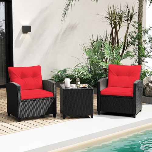 3 Pieces Patio Furniture Set