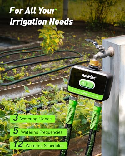 Smart Water Timer (Green / 2-Zone Without Gateway)