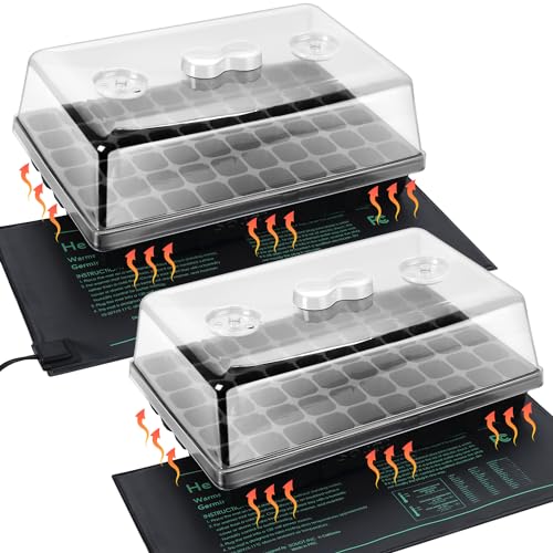 2 Set 60 Cell Seed Starter Kit with Domes (2 Count)