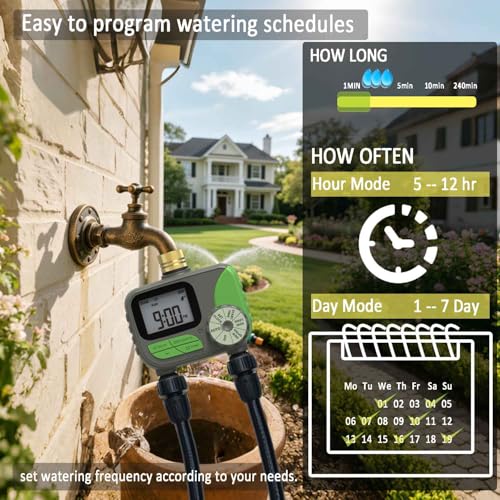 Drip Irrigation System with Water Timer