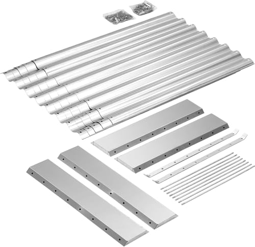 2 Pack 6×3×2 ft Galvanized Metal Raised Garden Bed (2 Count)