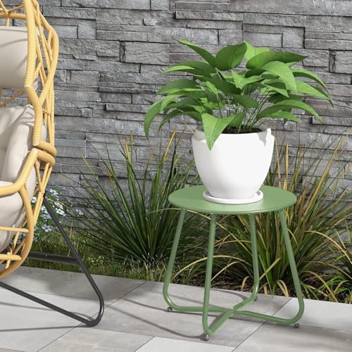 Bean Green Patio Side Table