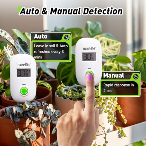 Smart Digital Wireless Plant Moisture Meter Houseplant Indoor