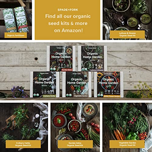 Organic Edible Flower Garden Seed Kit