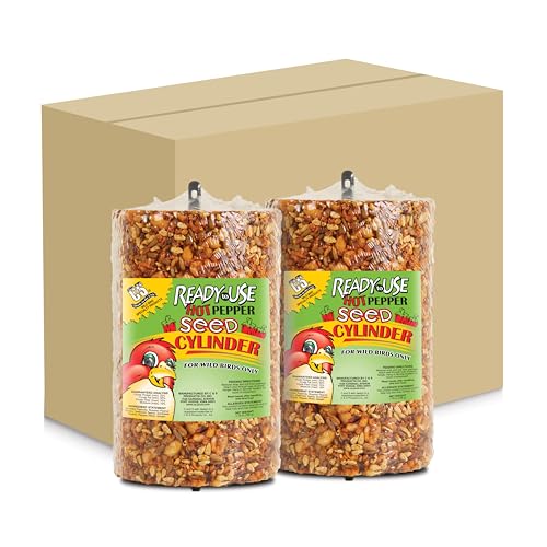 Ready to Use Hot Pepper Bird Seed Cylinder (35.5 Ounce)