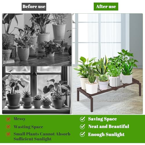 1 Tier Metal Plant Stand Indoor Outdoor