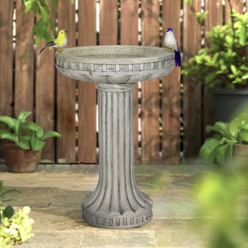 24 Inch Height Outdoor Bird Bath