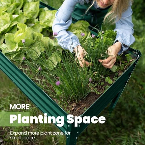 Large Raised Garden Bed with Legs 70.9x22.8x31.5 in