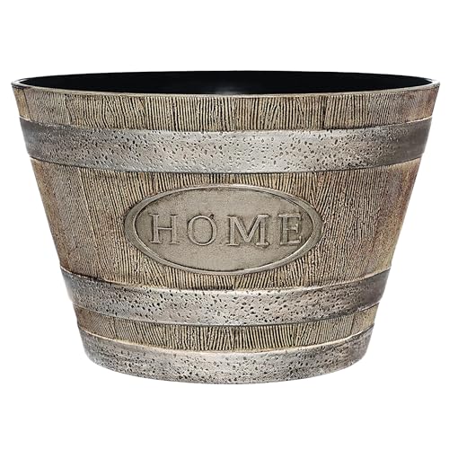 Whiskey Barrel Planters