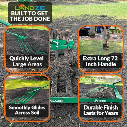Lawn Leveling Rake 48 Inch