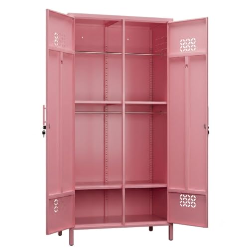 Pink Locker Cabinet (Pink / 2 Doors)