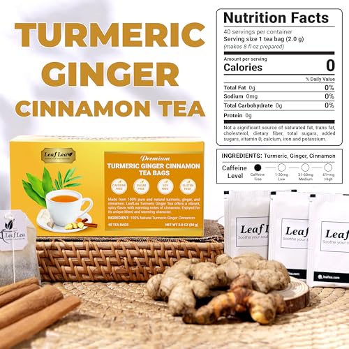 Turmeric Ginger Tea (80 Count)