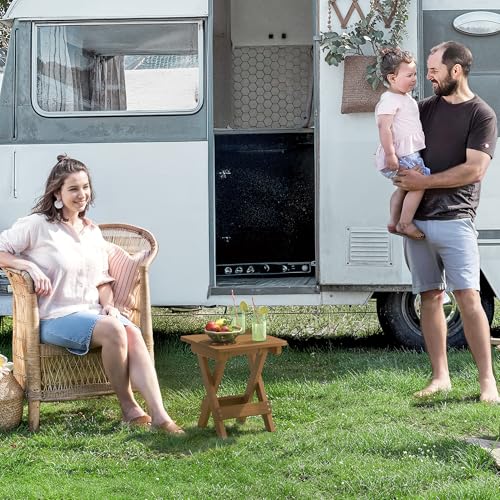 Small Outdoor Folding Side Table
