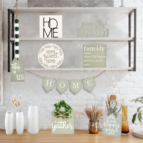 11PCS Farmhouse Tiered Tray Decor Set