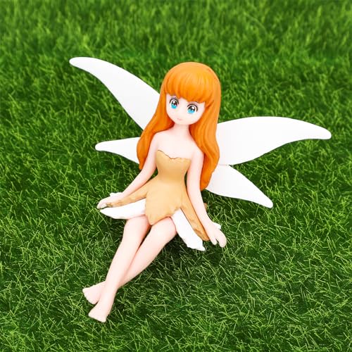 29 Pieces Miniature Fairy Garden Accessories Small Fairy Figurines Hand Painted Fairies Figures for Car Decor Garden Flower Pot Birthday Cake Topper (Fairy Garden)