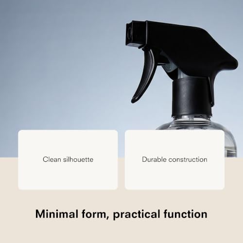 Empty Glass Spray Bottle for Bathroom Cleaner (24 Fl Oz)