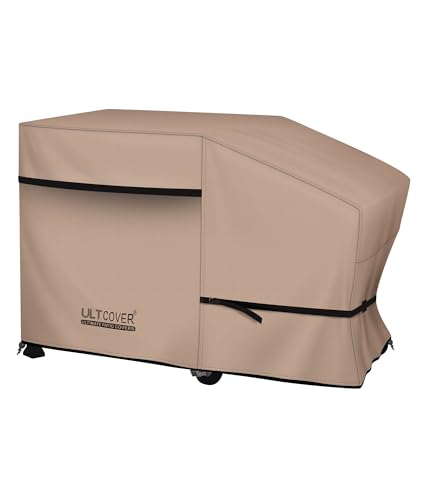600D Outdoor Waterproof Griddle Cover 22 inch (22" (Single Shelf) / Brown)