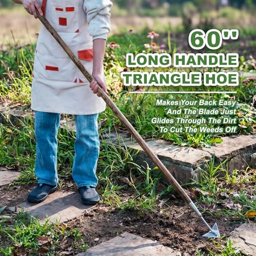 Triangle Hoe 60'' Scuffle Hoe Keeping Your Back from Tiring Out