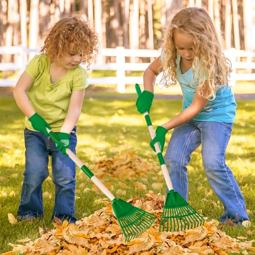 2 Pcs 35'' Kids Rakes for Leaves