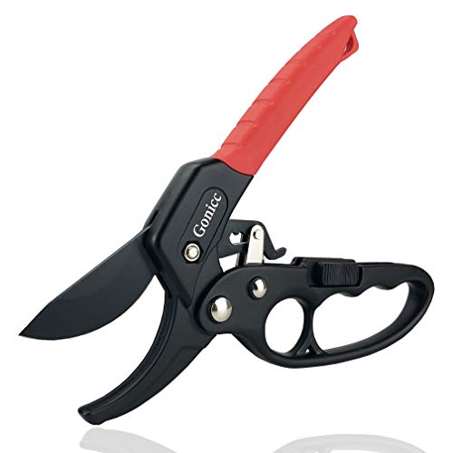 8" Professional Ratchet Anvil Pruning Shears
