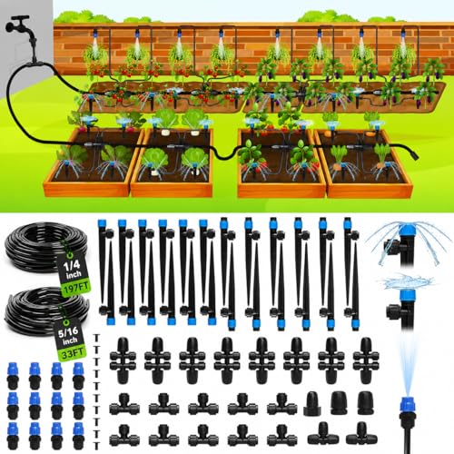 Drip Irrigation System Kit for Garden Watering