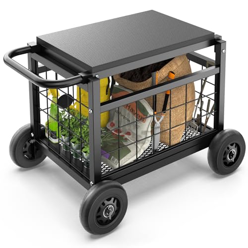 Garden Cart with Seat