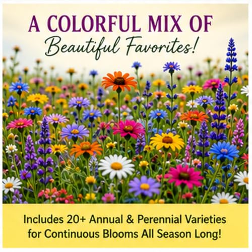Birds Bees & Butterflies Wildflower Mix Seeds (500 Count)
