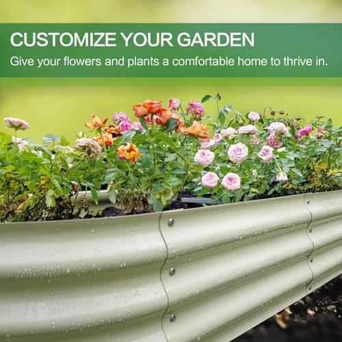 Gardmax 2 Pack Galvanized Raised Garden Bed