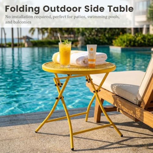 Folding Outdoor Side Table