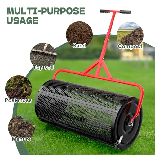 Compost Peat Moss Spreader for Lawn