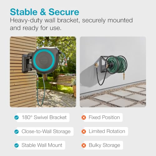 Retractable Garden Hose Reel