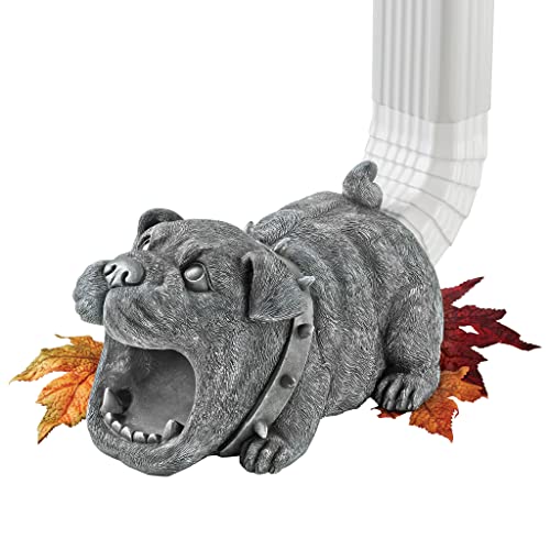 Butch the Bulldog Gutter Guardian Downspout Statue (Butch the Bulldog)