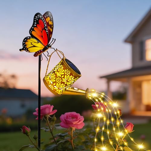 Solar Garden Lights Outdoor Decor (Butterfly / 1 PACK)