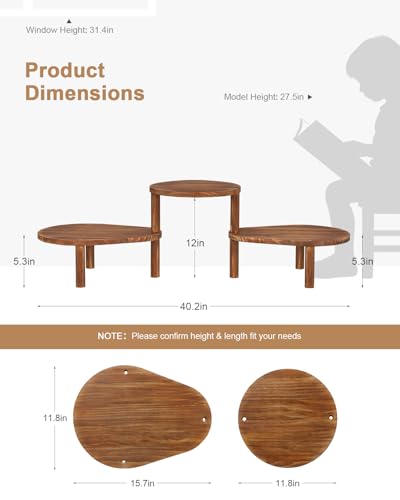 3 Tier Convex Corner Plant Stand Indoor