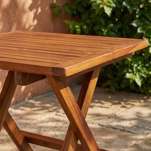 Ravinia Folding Teak Small Table