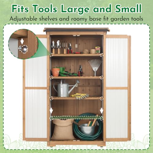 Outdoor Storage Cabinet (Black / 33" x 20" x 70")