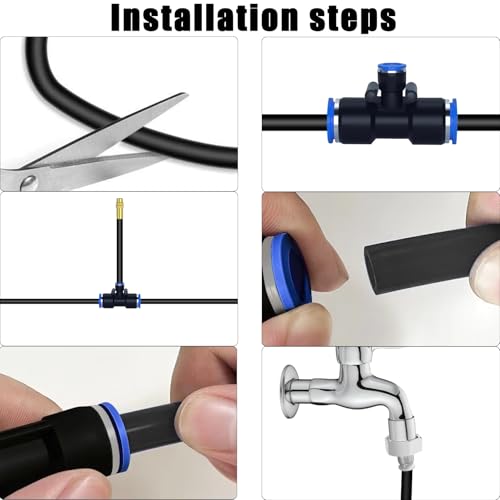 49.21Ft Drip Irrigation Kit System