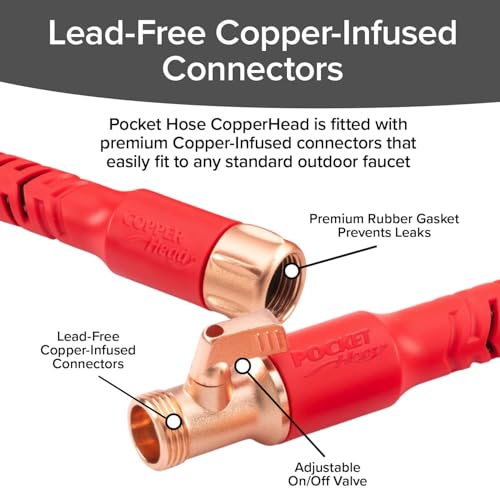 Copper Head 50 FT Expandable Garden Hose