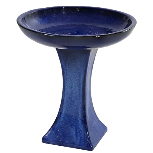 Sunnydaze Ceramic Bird Bath Bowl