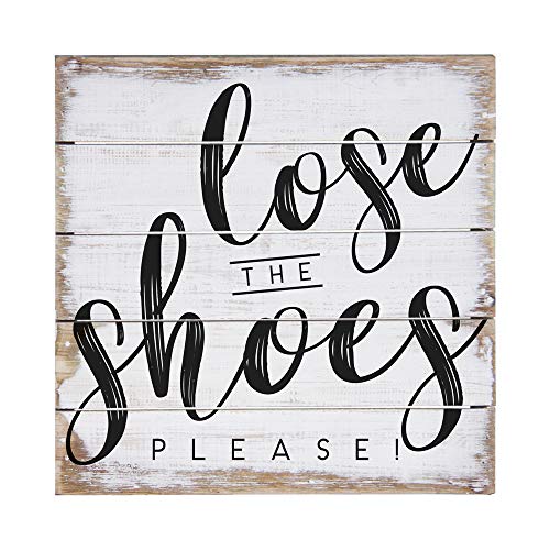 Perfect Pallets Petites No Shoes Sign