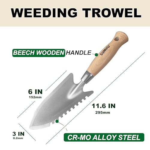 11.6" Weeding Trowel with Serrated Edge