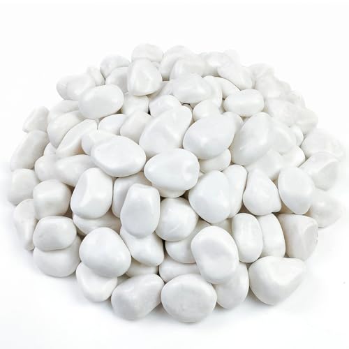 10 lbs White River Rocks for Plants