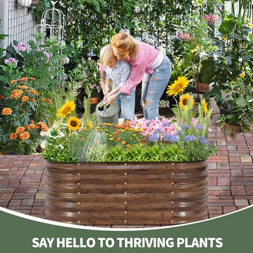 Galvanized Raised Garden Bed Outdoor