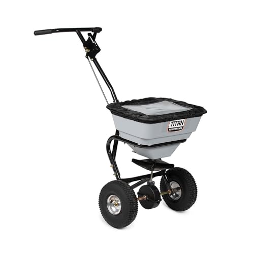 70 LB Professional Fertilizer Push Broadcast Spreader