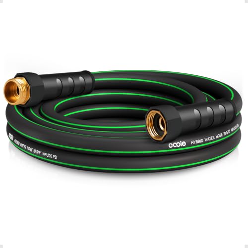 Heavy Duty Garden Hose 10ft (Black+Green / 10ft)