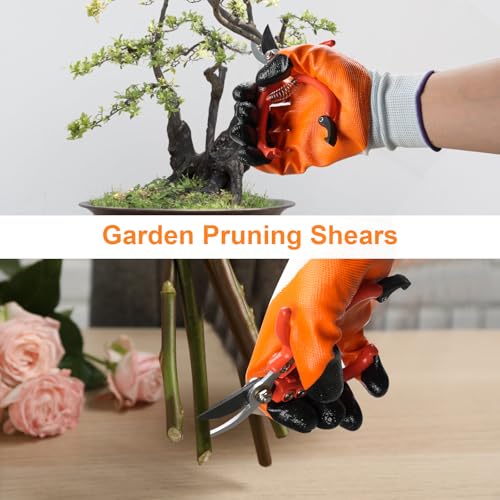 6Pcs Pruning Shears Set with Bypass Pruning Shears (6 Count)