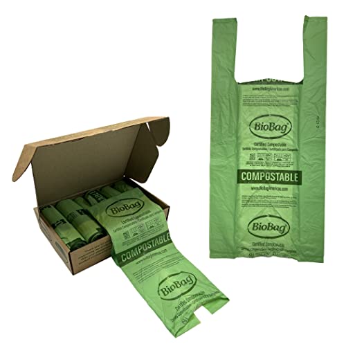 2.6 Gallon Compostable Bags with Handles by BioBag